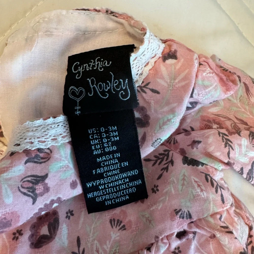 CYNTHIA ROWLEY / Floral dresses with pants / twin set! - Picture 4 of 4